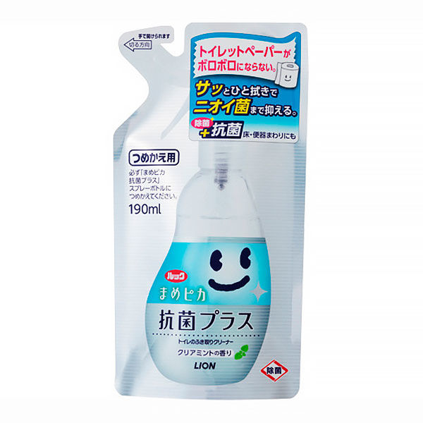 ルックまめピカ　抗菌プラス　トイレのふき取りクリーナー　詰替190ml