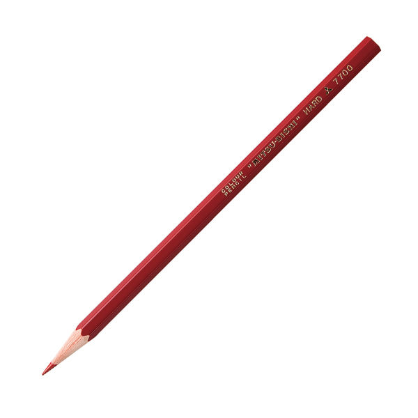 三菱鉛筆(uni)　硬質色鉛筆　赤　K7700.15　1セット（12本入）　（直送品）