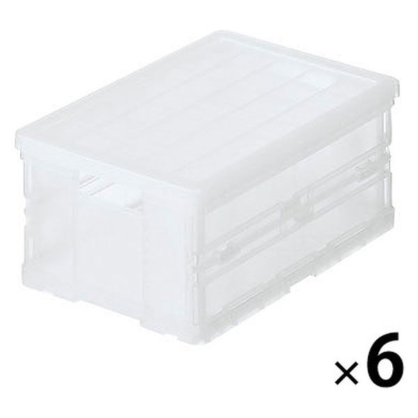 無印良品 ポリプロピレンキャリーボックス・折りたたみ式 小 約10L 7686708 1箱（6個入） 良品計画