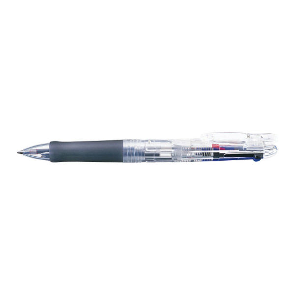 ゼブラ クリップオンG ボールペン 透明軸 3色 0.7mm B3A3-C 1セット（2本入）（直送品）
