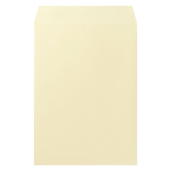 ムトウユニパック ナチュラルカラー封筒 角2（A4） クリーム　テープ付 500枚（100枚×5袋）