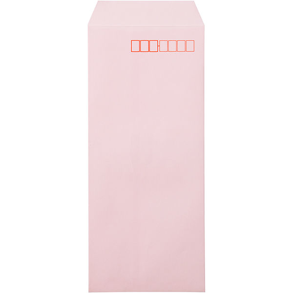 ムトウユニパック ナチュラルカラー封筒 長4 ピンク　テープ付 1000枚（100枚×10袋）