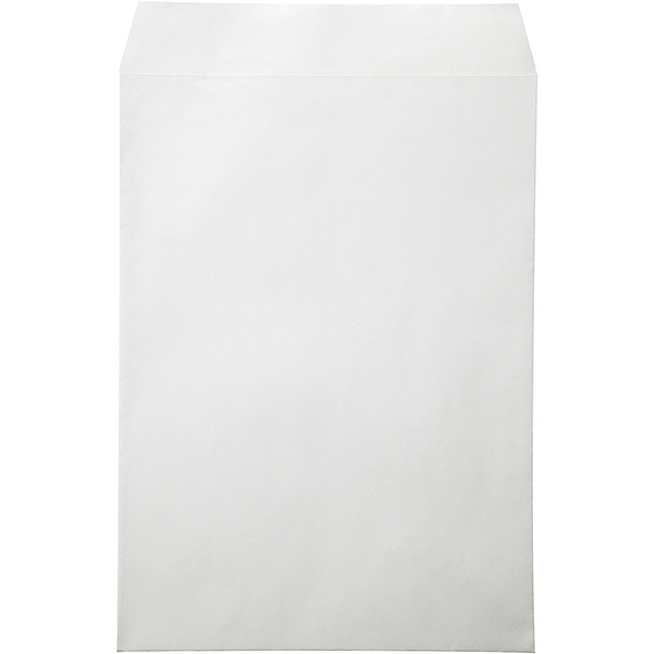 ムトウユニパック ナチュラルカラー封筒 角2（A4） グレー 300枚（100枚×3袋）