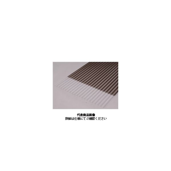 アイリスオーヤマ NONJISポリカ波板 6尺 NIPCー607NJB ブロンズ NIPC-607NJB 1セット(10個:1個×10枚)（直送品）