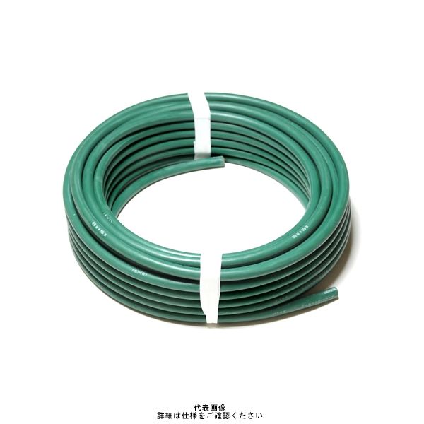 堺電業 カラー溶接用キャプタイヤケーブル 38SQ（緑） 30m WCT 38SQ-30m 1巻（直送品）
