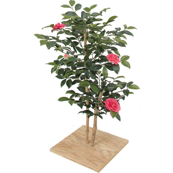 タカショー 人工観葉植物 ミニサザンカ 板付60cm GD-13N 1個（直送品）