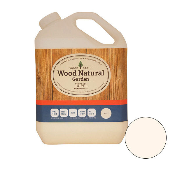 カラーワークス 木部専用保護塗料 Wood Natural ホワイト 3493 3.5kg（直送品）