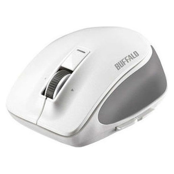 バッファロー Ｂｌｕｅｔｏｏｔｈ　ＢｌｕｅＬＥＤ　プレミアムフィットマウス　Ｍサイズ　ホワイト BSMBB500MWH 1台