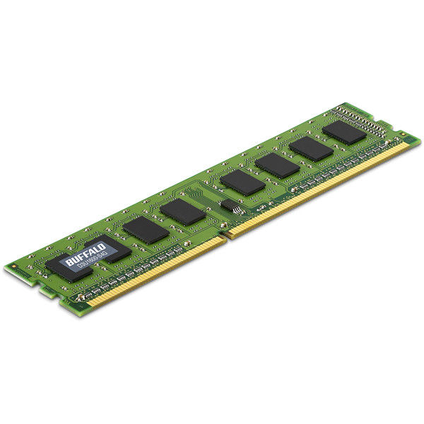 バッファロー ＰＣ３ー１２８００（ＤＤＲ３ー１６００）対応　２４０Ｐｉｎ用　ＤＤＲ３　ＳＤＲＡＭ　ＤＩＭＭ　４ＧＢ D3U1600-S4G 1式（直送品）