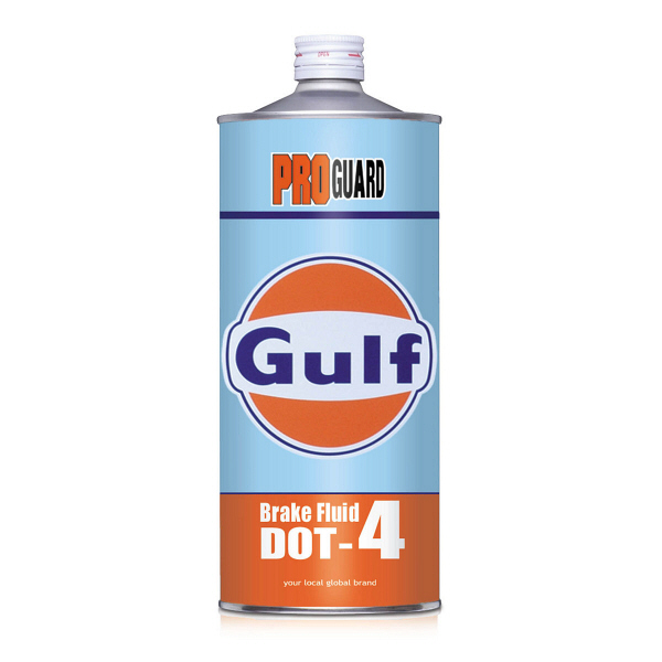 Gulf PG Brake Fluid DOT-4 1セット（10本入）（直送品）
