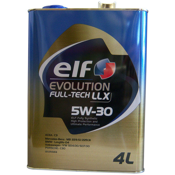 elf EVOLUTION FULL-TECH LLX 5W30 1セット（6本入）（直送品）