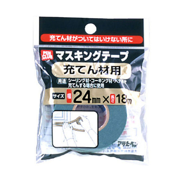 アサヒペン PCマスキングテープ 24mmX18m （充てん材用） 9016072（直送品）