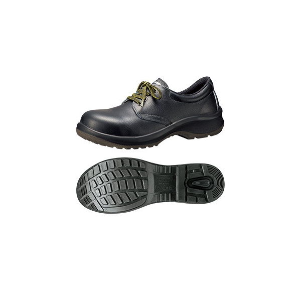 ミドリ安全 JIS規格 安全靴 短靴 プレミアムコンフォート PRM210 静電 24.0cm ブラック 1500050007 1足（直送品）