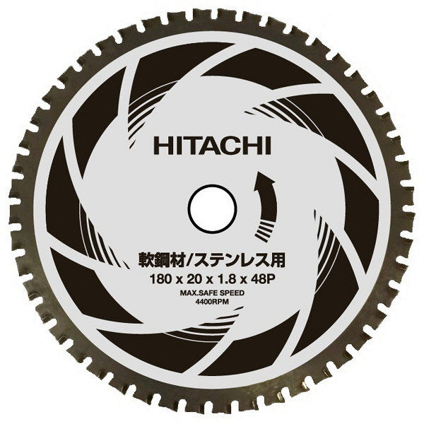 HiKOKI（ハイコーキ） チップソー180mm×48P（軟鋼材・ステンレス用） 00402523（直送品）