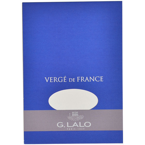 G.ラロ ヴェルジェ・ド・フランス 便箋 A5 ホワイト gl11400 1セット(100枚:50枚×2冊)