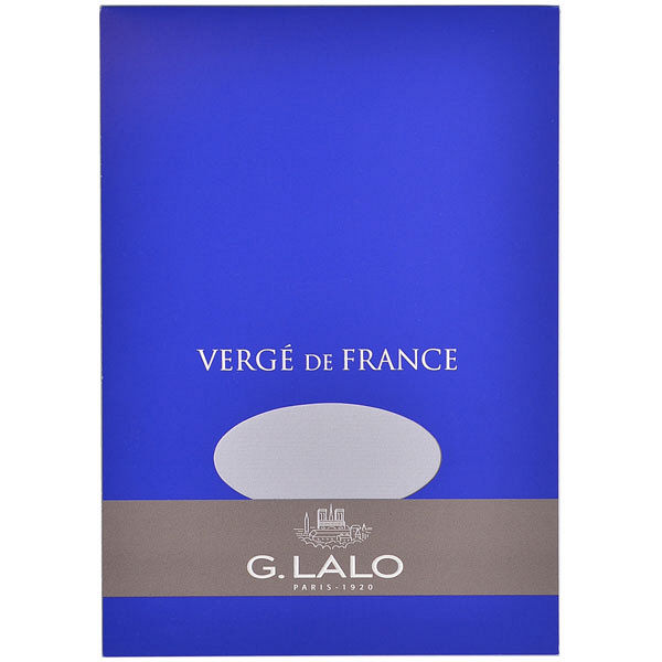 G.LALO（G.ラロ） ヴェルジェ・ド・フランス 便箋 A5 ライトグレー gl11428 2セット（100枚：50枚入×2）（直送品）