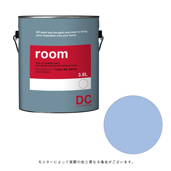 カラーワークス 室内壁用ペイント DCペイント ルーム ガロン 0596 3.8L（直送品）