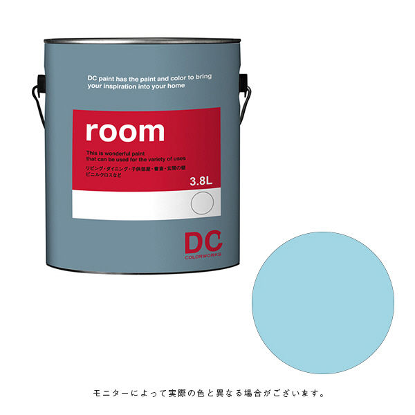 カラーワークス 室内壁用ペイント DCペイント ルーム ガロン 0665 3.8L（直送品）