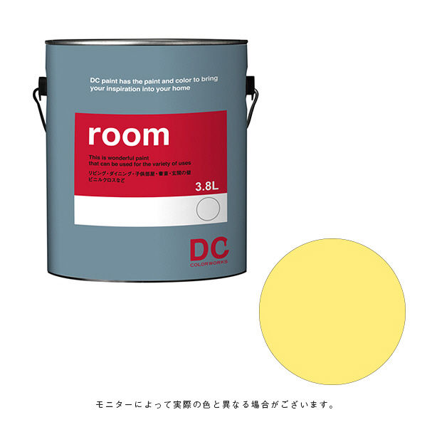 カラーワークス 室内壁用ペイント DCペイント ルーム ガロン 0856 3.8L（直送品）