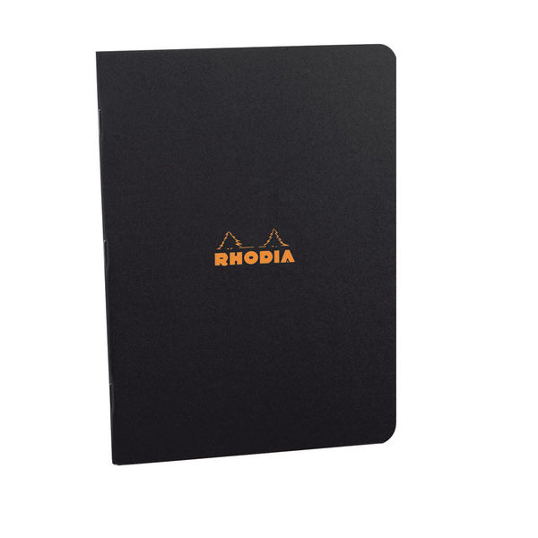 RHODIA（ロディア） ホチキス留めノート 方眼 A4 ブラック cf119163 1セット（3冊入）（直送品）