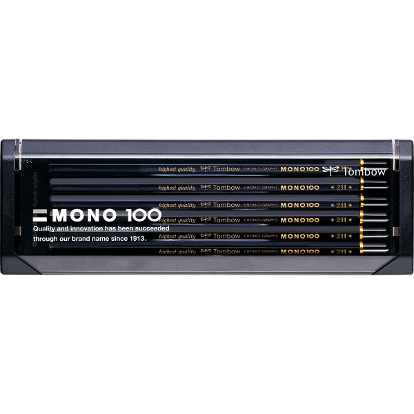 トンボ鉛筆 鉛筆 MONO-100 MONO-1002H 1セット（12本入）（直送品）