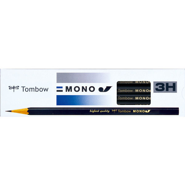 トンボ鉛筆 鉛筆　MONO-J MONO-J3H 1セット（24本：12本×2箱）