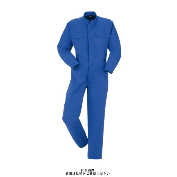 ヤマタカ 綿100%ツナギ服 ブルー 5L 888ー1ー5L 888-1-5L 1枚（直送品）