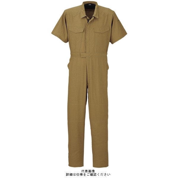 ヤマタカ 半袖夏ツナギ服 キャメル M 311ー3ーM 311-3-M 1枚（直送品）