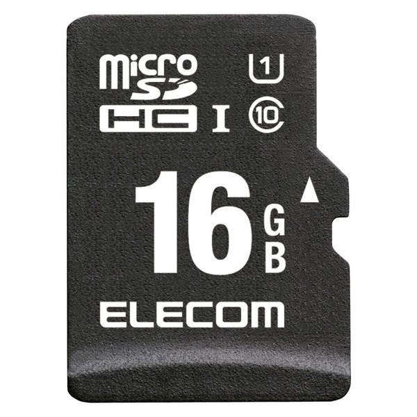 microSDカード 16GB 車載用 MLC UHS-I MF-CAMR016GU11A 1個 エレコム