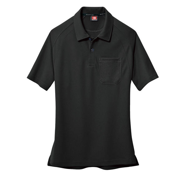 バートル 半袖ポロシャツ ブラック SS 105-35-SS（直送品）