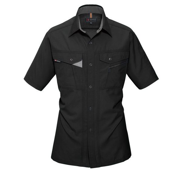 バートル 半袖シャツ ブラック 4L 7065-35-4L（直送品）