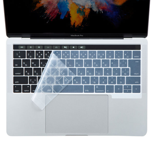 サンワサプライ ノート用シリコンキーボードカバー(Macbook Pro TouchBar搭載モデル用) FA-SMACBP1T 1枚