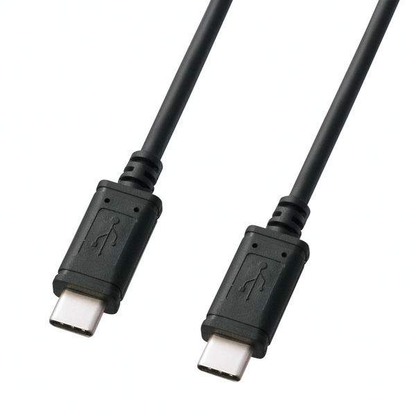 USB Type-Cケーブル　USB-C（オス）USB-C（オス）　1m　PD充電対応（60W）　USB2.0　KU-CC10　サンワサプライ　1本