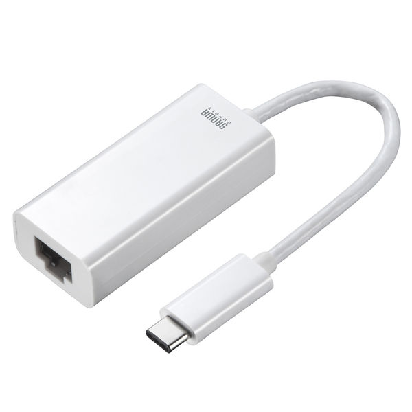 サンワサプライ Gigabit対応USB Type C LANアダプタ(Mac用) LAN-ADURCM 1個