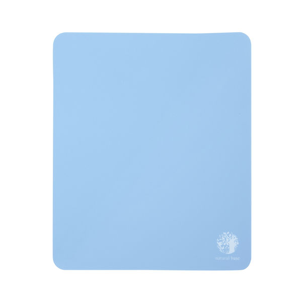 サンワサプライ ベーシックマウスパッド（ブルー） natural base W150×D180×H2mm MPD-OP54BL 1個