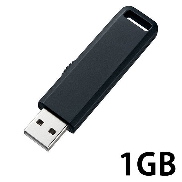 サンワサプライ USB2.0 メモリ UFD-SL1GBKN 1個（直送品）