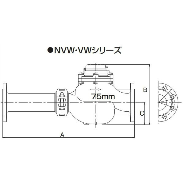 タクミナ（TACMINA） 流量計 VW-125RC-10K125A 1個（直送品）