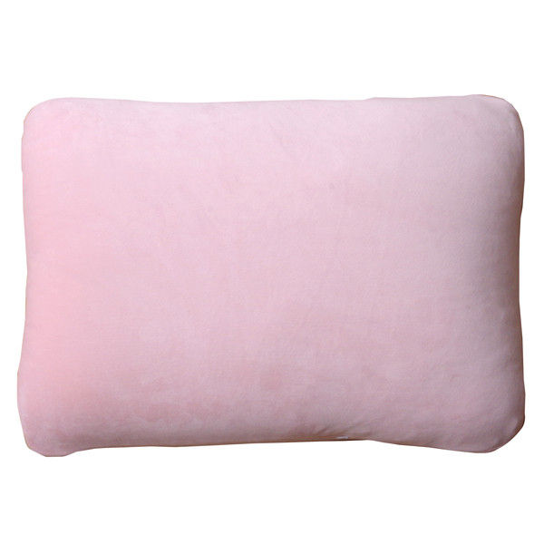イケヒコ ピロー 洗える 低反発 やわらかい 枕『ふんわりフィット枕』ピンク 約40×60cm 1個（直送品）