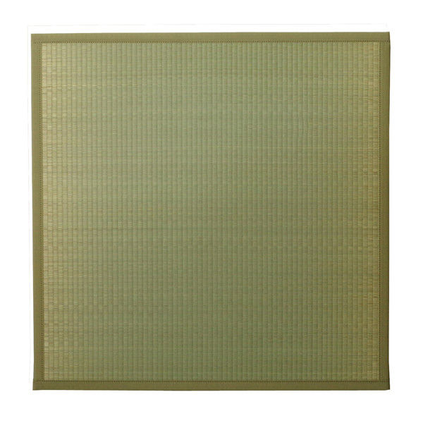 イケヒコ 置き畳 国産 半畳 『かるピタ』 グリーン 約82×82cm （裏:滑りにくい加工） 2枚セット（直送品）