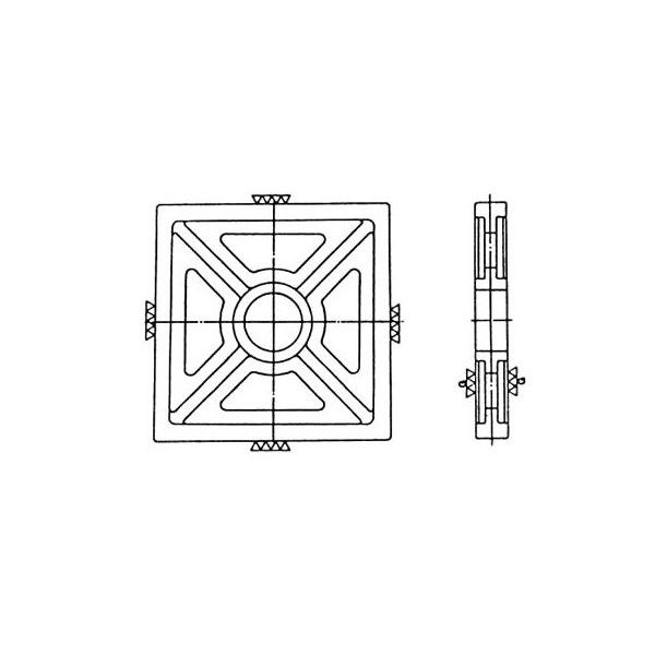 大菱計器製作所 鋳鉄製マスターアングル 300 GE101 1台（直送品）