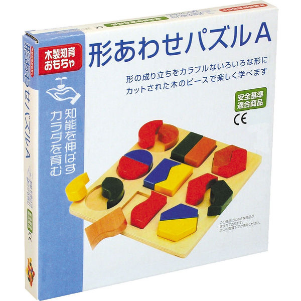 アーテック 形あわせパズル A（木製玩具） 7524（直送品）