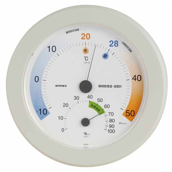 エンペックス気象計 環境管理温・温度計「省エネさん」 TM-2771 1個