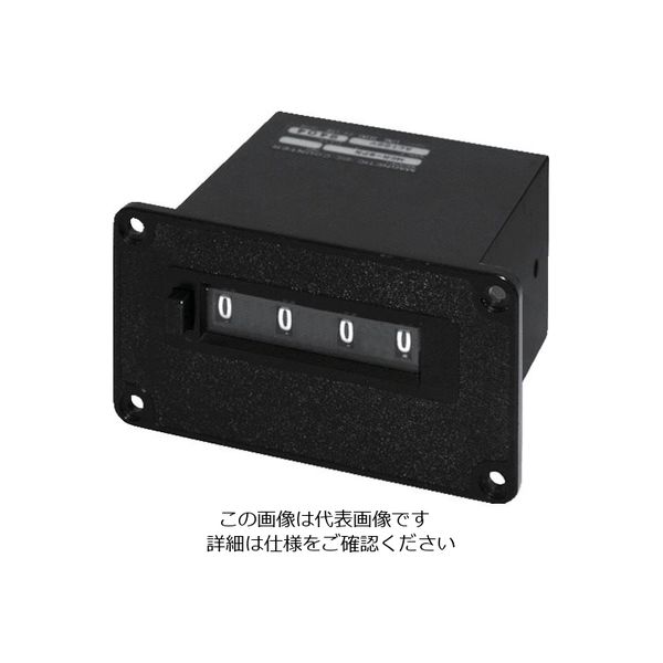 ライン精機 電磁カウンター（リセットツキ）4桁 MCR-4PN AC100V 1個 838-3778（直送品）