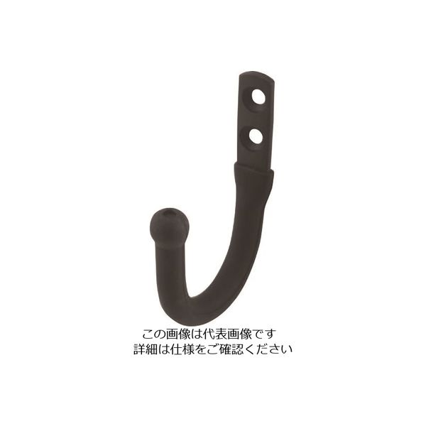 MARUKI HARDWARE CORPORATION MK Sカバーフック(丸)黒色 N-610 00U 1個 131-7952（直送品）