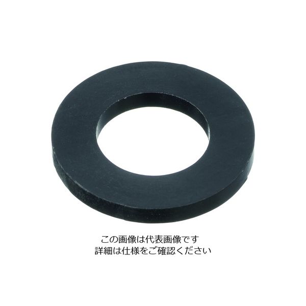 ケミカルスクリュー ガラス繊維強化ポリアミドMXD6 RENY黒 ワッシャー M3用 (1000個入) RENY-BK/W 3.2-7-0.5（直送品）