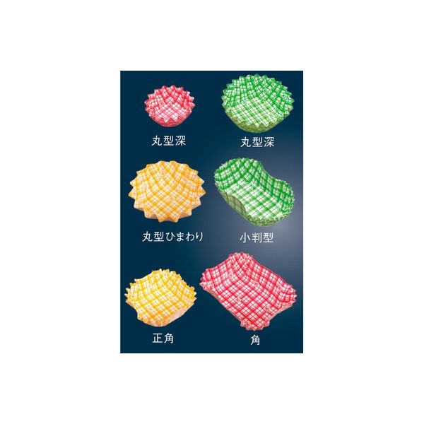 アヅミ産業 ココ・ケース（５００枚入）小判型　１０号　黄　1個（取寄品）