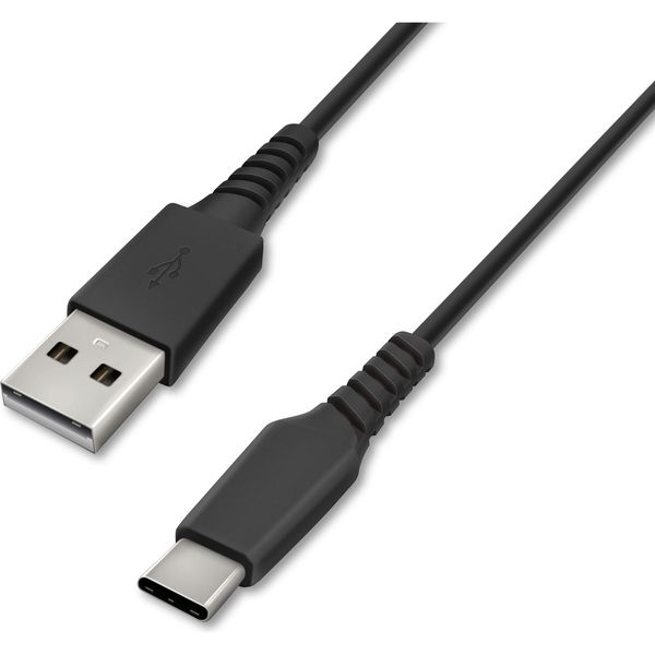 アイリスオーヤマ USB-Cケーブル 1.5m　ICAC-A15-B　ブラック　1個（直送品）