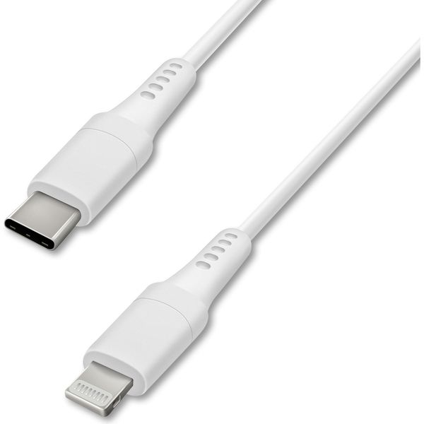 アイリスオーヤマ USB-C to Lightningケーブル 1.5m　ICCL-A15-W　ホワイト　1個（直送品）