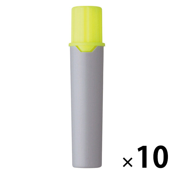 プロッキー 水性ペン 太・細ツイン 詰替カートリッジ 蛍光黄 10本 PMR70K.2 三菱鉛筆 uni