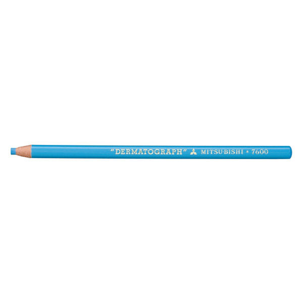 三菱鉛筆 色鉛筆 油性ダーマトグラフ 7600 8 水色 1ダース（12本） K7600.8 1ダース